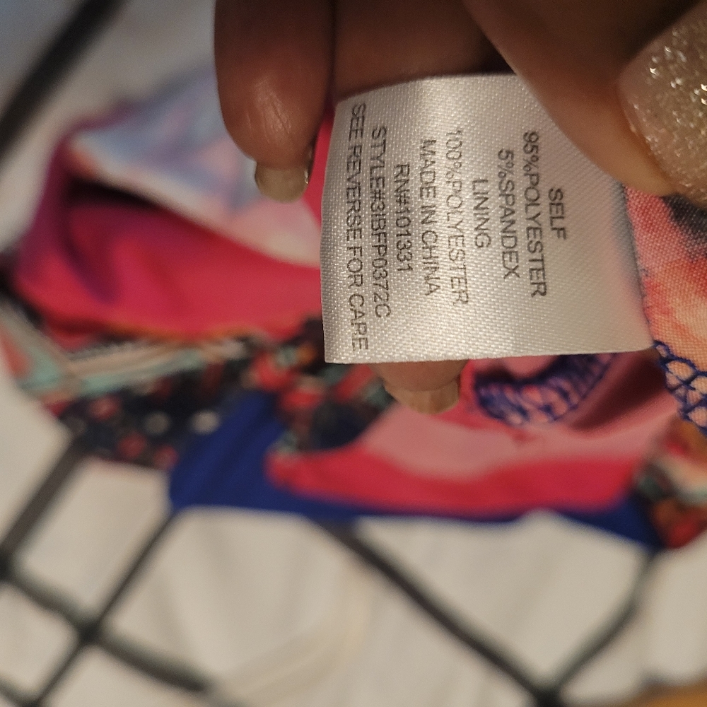 Charlotte Russe blue and pink tube maxi dress. Strapless. Aztec print. S… - Picture 9 of 10